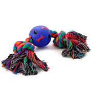 TRIOL Игрушка для собак «Веревка 2 узла и мяч» 65/300 мм
