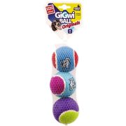 GIGWI Ball Originals Игрушка для собак Три мяча с пищалкой 6,3 см