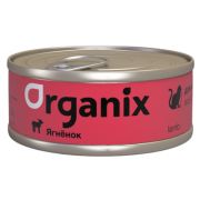 ORGANIX Консервы для кошек с ягнёнком 0,1 кг