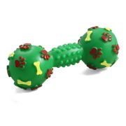 TRIOL Игрушка для собак из винила «Гантель с лапками и косточками» 140 мм