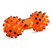 TRIOL Игрушка для собак из винила Гантеля с шипами, 200 мм