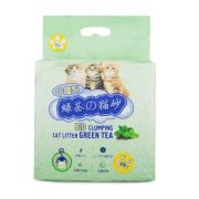 HAKASE AREKKUSU Наполнитель комкующийся соевый «Зеленый чай» 10 л