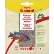 SERA GRANURED Корм для всеядных и хищных цихлид, основной в гранулах 0,02 кг
