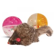 TRIOL Игрушка для кошек (2 мяча и мышь) d45 мм, 55 мм