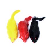 TRIOL Игрушка «Мышь цветная» для кошек 70-75 мм (3 шт)