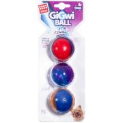 GIGWI Ball Игрушка для собак Три мяча с пищалкой 5 см