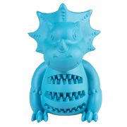 DUVO+ Игрушка для собак резиновая «Динозавр», голубая, 9x8x12 см