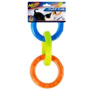 NERF Игрушка для собак кольца-грейфер, синий оранжевый желтый 29 см