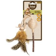 TRIOL Natural Игрушка для кошек из мататаби «Леденец на палочке», d40/270 мм