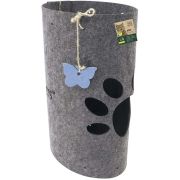 M-PETS Eco Тоннель для кошек, серый, 25*25*45 см