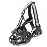 TRIOL Намордник силиконовый с нейлоновым ремешком №1 55*35*90 мм