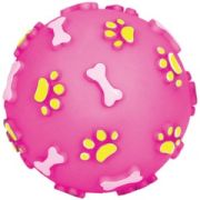 TRIOL Игрушка для собак из винила «Мяч с Лапками», 60 мм