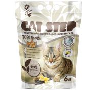 CAT STEP Tofu Vanilla Наполнитель комкующийся растительный 6 л