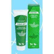 GLOBALVET ГЛОБАЛ ДЕНТ Зубная паста для животных ферментированная с зеленым чаем,  0,075 л