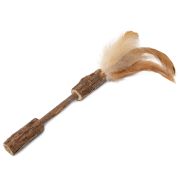 TRIOL NATURAL Игрушка для кошек из мататаби «Палочка с перьями», 120/260мм