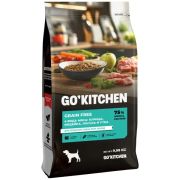 GO'KITCHEN Сухой корм для собак, 4 мяса: курица, индейка, лосось и утка 9,98 кг