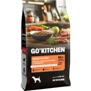 GO'KITCHEN Сухой корм для собак с чувствительным пищеварением, с лососем, рыбой и овощами 9,98 кг