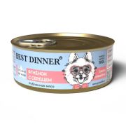 BEST DINNER Vet Profi Консервы для собак при проблемах пищеварения ягненок с сердцем 0,1 кг