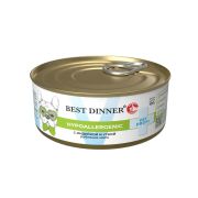BEST DINNER Vet Profi Консервы для собак при пищевой аллергии с индейкой и уткой 0,1 кг