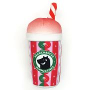 MR.KRANCH Игрушка для собак «Капучино Kranchbucks» с пищалкой и хрустящей трубочкой