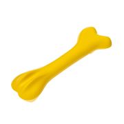 DUVO+ Игрушка для собак резиновая кость «Бейли», жёлтая, 20см