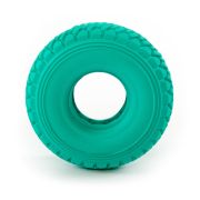 SkyRus Игрушка для собак резиновая «Колесо», жёлтая, 11.5х11.5х4.4см