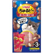 INABA Churu Bee Лакомство для кошек, запечённый тунец Кацуо с начинкой Тунца Магуро 3 шт*0,01 кг