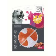 MPETS Игрушка для собак мячик ямми, вкус бекона, нейлон 7,8*7,8*7,8 см