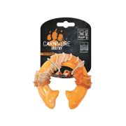 M-PETS Игрушка для собак Карнивор круглая кость, вкус бекона, желтая 10.8 x 9.7 x 3,6 см