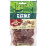 TITBIT Лакомство для собак нарезка Палермо, колбасный двор 0,08 кг