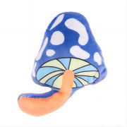 MR.KRANCH Игрушка плюшевая для кошек, Грибочек плюшевая с кошачьей мятой, фиолетовая, 10 см