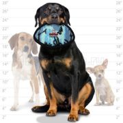 TUFFY Супер прочная игрушка для собак Торпеда, голубой камуфляж, прочность 8/10