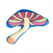 MR.KRANCH Игрушка плюшевая для кошек, Грибочек плюшевая с кошачьей мятой, синяя, 10 см