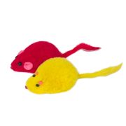 TRIOL Игрушка для кошек «Мышь цветная», 45-50мм (пакет 24шт.)