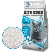 CAT STEP Compact White Original Наполнитель комкующийся минеральный 5 л