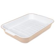 GAMMA Туалет для кошек с сеткой «Эстет», бежевый, 380*280*62 мм