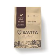 SAVITA Сухой корм для взрослых собак мелких пород с мясом дикого кабана 1 кг