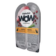 ALPHA PET WOW Влажный корм для стерилизованных кошек, индейка в блистере, 0,08 кг