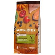 NOW'KITCHEN Сухой корм для взрослых собак с индейкой, уткой и лососем и овощами 9,98 кг