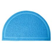 TRIOL Коврик для кошачьего туалета, полукруглый, голубой, 400*250 мм