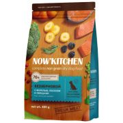 NOW'KITCHEN Сухой корм для взрослых собак малых пород с форелью, лососем и овощами 0,4 кг