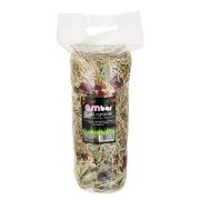 АМБАР Луговое сено для грызунов лепестки роз и ягоды рябины 0,4 кг