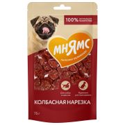 МНЯМС Лакомство На каждый день для собак Колбасная нарезка 0,075 кг