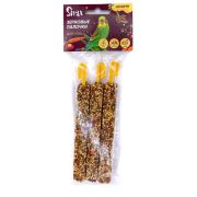 SNAX Зерновые палочки для птиц Ассорти: вишня, шиповник, овощи 3*0,075 кг