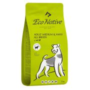 ECO NATIVE Сухой корм для собак средних и крупных пород, со степным ягненком и бурым рисом 2 кг