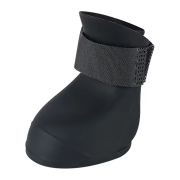RICH BREED Сапожки силиконовые для собак на липучке, чёрный, XL, 7,5*6 см
