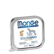 MONGE Monoprotein Консервы для собак паштет из оленины 0,15 кг