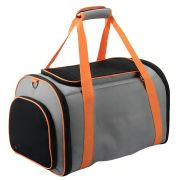 RICH BREED СП-144 Переноска-трансформер, серо-оранжевый, S, 40*25*25 см