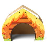 GAMMA Домик для мелких животных деревянный «Теремок» S, 165*122*95мм