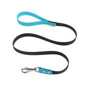 RICH BREED Хайстайл Поводок биотановый, чёрный/голубой 2 м